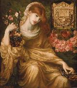 Dante Gabriel Rossetti La viuda romana oil painting on canvas